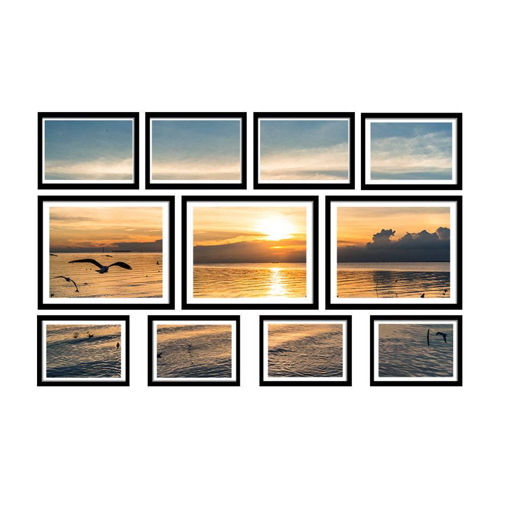Artiss Photo Frames Art Holder 11PCS 5x7" 6x8" 8x10" Black
