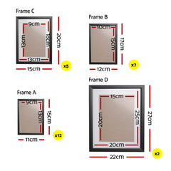 Artiss Photo Frames Art Holder 26PCS 8x10