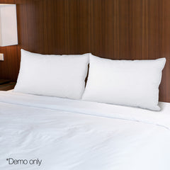 Giselle Bedding Duck Feather Down Pillow Luxury Twin Pack