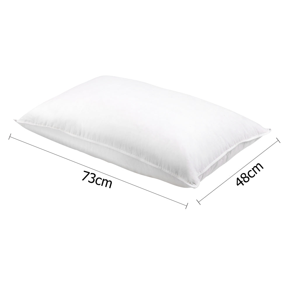 Giselle Bedding Goose Feather Down Pillow Twin Pack