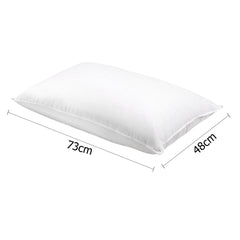 Giselle Bedding Goose Feather Down Pillow Twin Pack