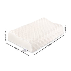 Giselle Bedding Natural Latex Pillow Twin Pack