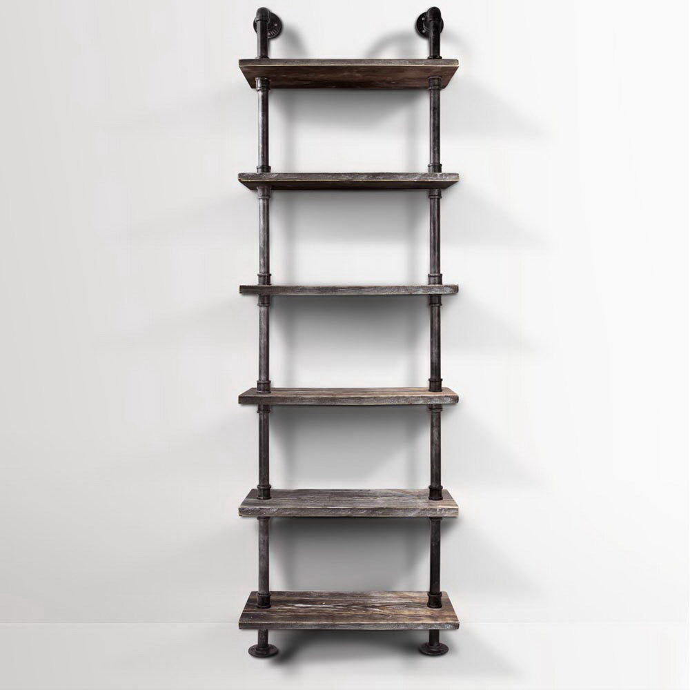 Artiss Floating DIY Pipe Shelf 6 Tiers - IDA