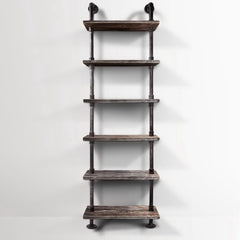 Artiss Floating DIY Pipe Shelf 6 Tiers - IDA