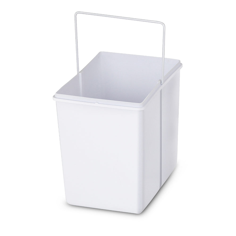 Cefito Pull Out Bin Kitchen Double Basket 2X15L White