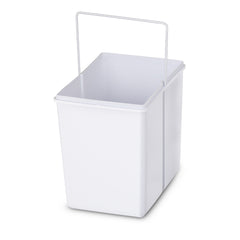 Cefito Pull Out Bin Kitchen Double Basket 2X15L White