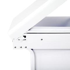 Cefito Pull Out Bin Kitchen Double Basket 2X20L White