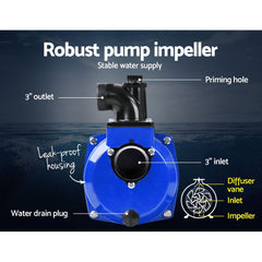 Giantz Petrol Water Pump 3