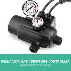 Giantz Garden Water Jet Pump High Pressure 1100W Tank Rain Farm Irrigation Black