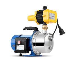 Giantz Garden Water Pump Jet High Pressure Controller Stage Irrigation 4600L/H