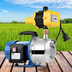 Giantz Garden Water Pump Jet High Pressure Controller Stage Irrigation 4600L/H