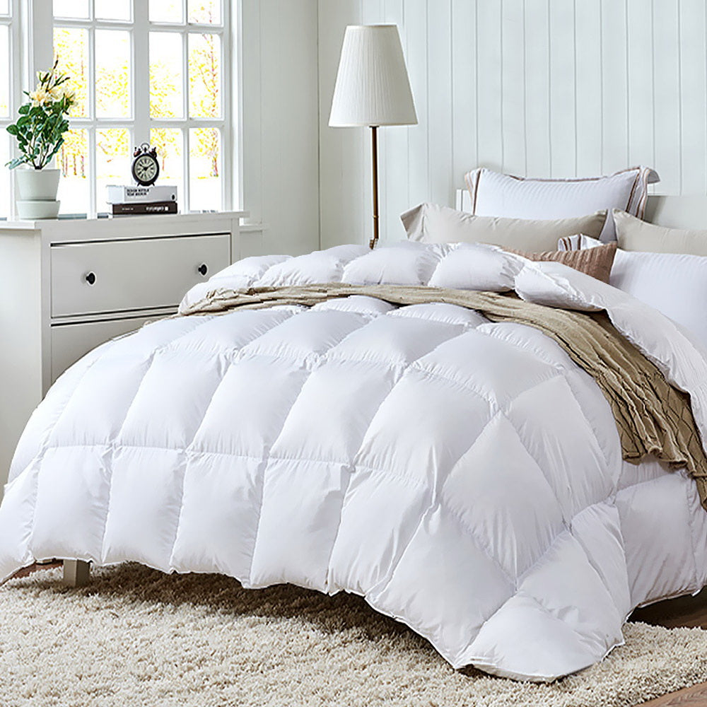 Giselle Bedding 700GSM Duck Down Feather Quilt Super King