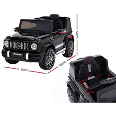 Kids Electric Ride On Car Mercedes-Benz Licensed AMG G63 Toy Cars Remote Black