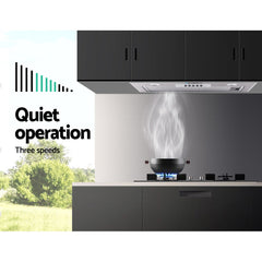 Devanti 520mm Range Hood 52cm Rangehood Stainless Steel