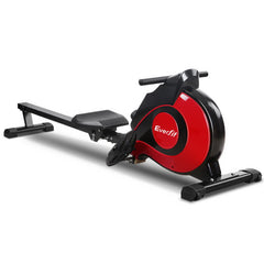 Everfit Rowing Machine Rower Magnetic Resistance Exercise Gym Home Cardio Red