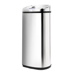 Devanti 50L Motion Sensor Bin Rubbish Automatic Silver