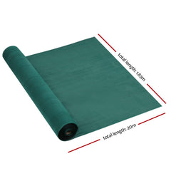 Instahut 30% Shade Cloth 1.83x20m Shadecloth Wide Heavy Duty Green