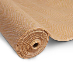 Instahut 50% Shade Cloth 1.83x50m Shadecloth Sail Heavy Duty Beige