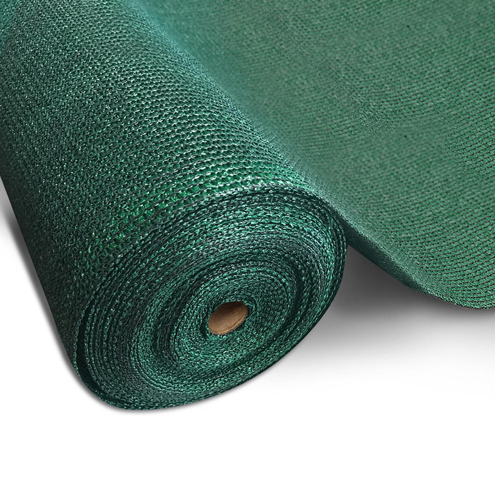 Instahut 50% Shade Cloth 1.83x50m Shadecloth Sail Heavy Duty Green