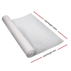 Instahut 50% Shade Cloth 3.66x10m Shadecloth Wide Heavy Duty White