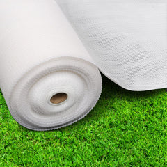 Instahut 30% Shade Cloth 3.66x10m Shadecloth Wide Heavy Duty White
