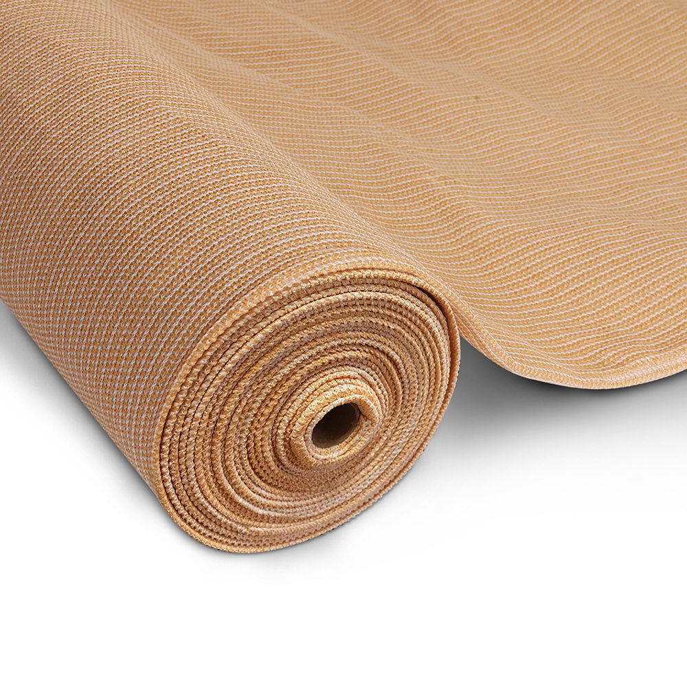 Instahut 50% Shade Cloth 3.66x30m Shadecloth Sail Heavy Duty Beige