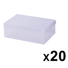 Artiss 20X Shoe Box Storage Clear Case Foldable Stackable