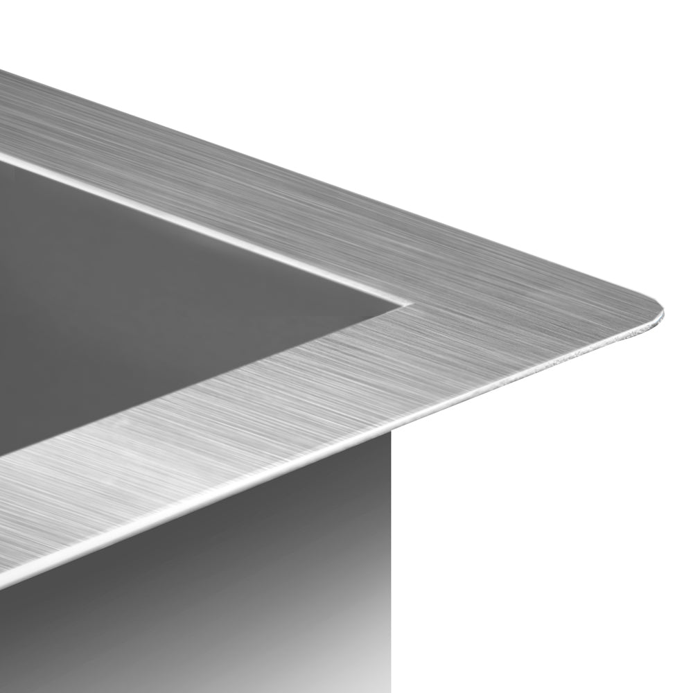 Cefito Kitchen Sink 96X45CM Stainless Steel Basin Single Bowl Silver