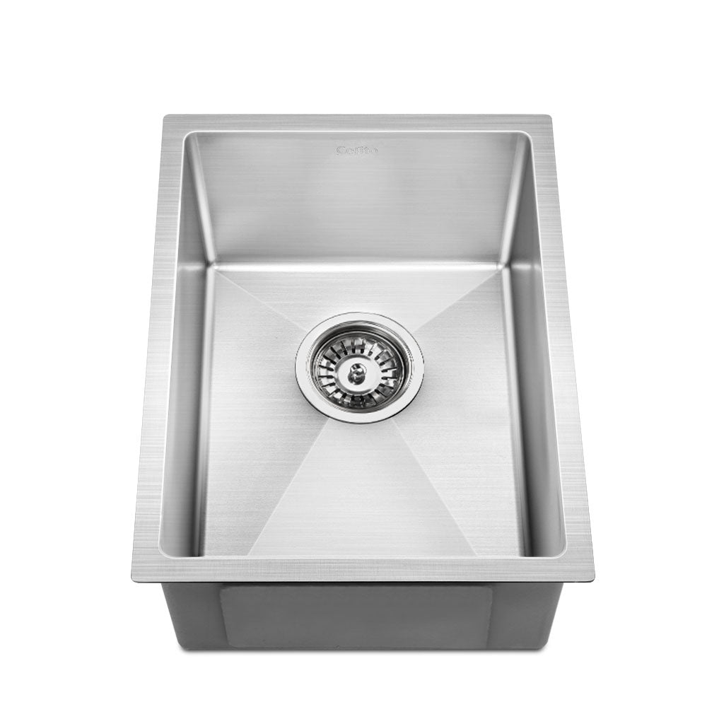 Cefito Kitchen Sink 44X34CM Stainless Steel Nano Basin Single Bowl Silver