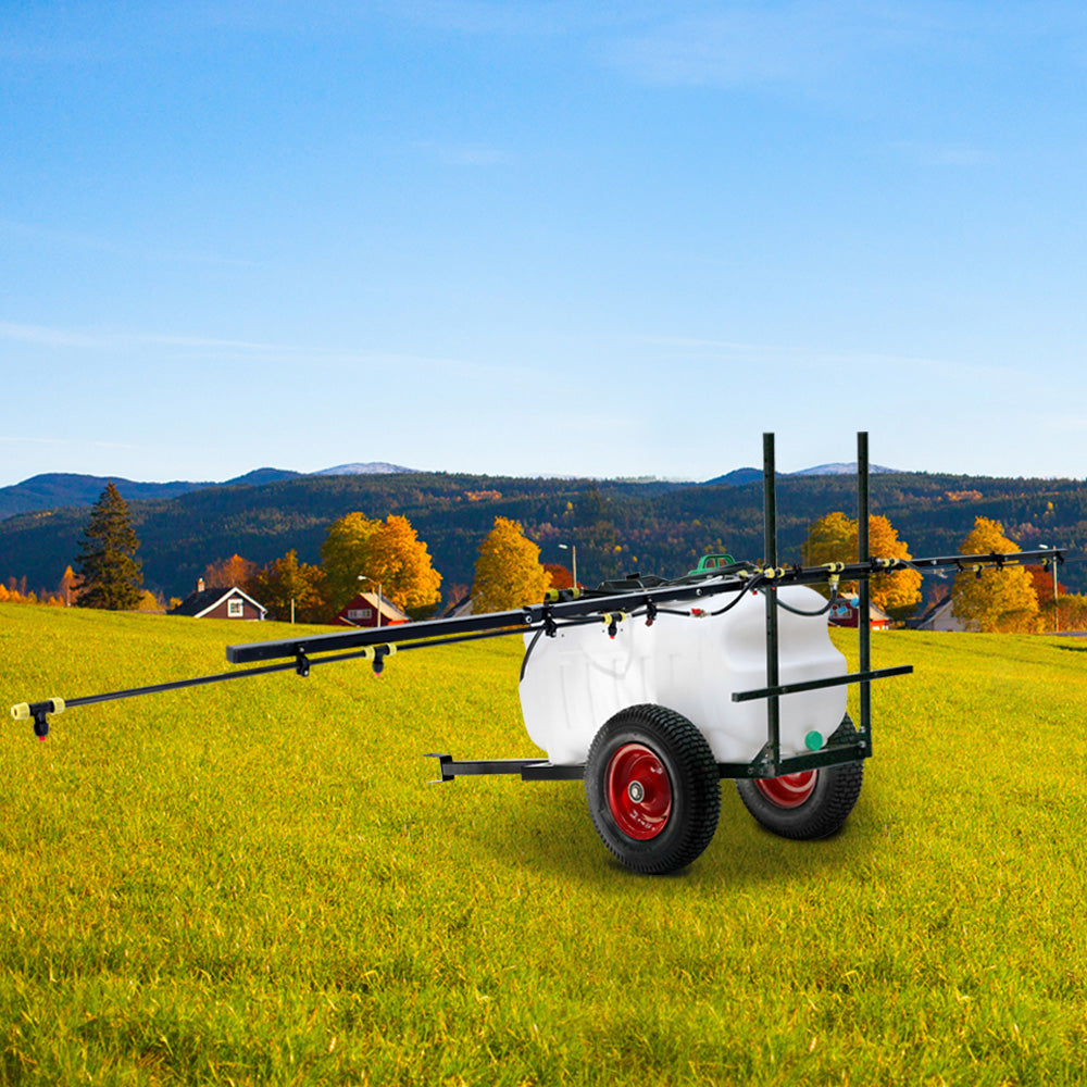 Giantz Weed Sprayer 100L Trailer 5M Boom Garden Spray