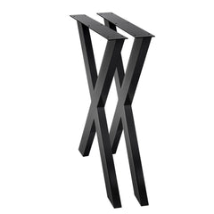 Artiss Metal Table Legs DIY X-shaped 71X60CM Set of 2