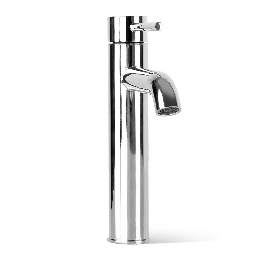 Cefito Bathroom Basin Mixer Tap Round Tall Faucet Vanity Laundry Chrome