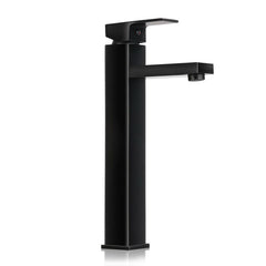 Cefito Bathroom Basin Mixer Tap Square Tall Faucet Vanity Laundry Black