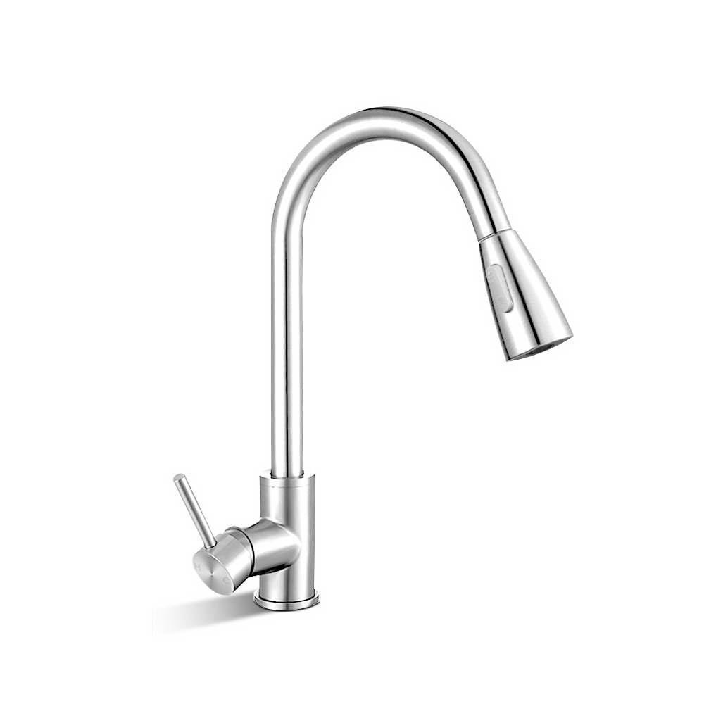 Cefito Kitchen Mixer Tap Pull Out 2 Mode Sink Faucet Basin Laundry Chrome