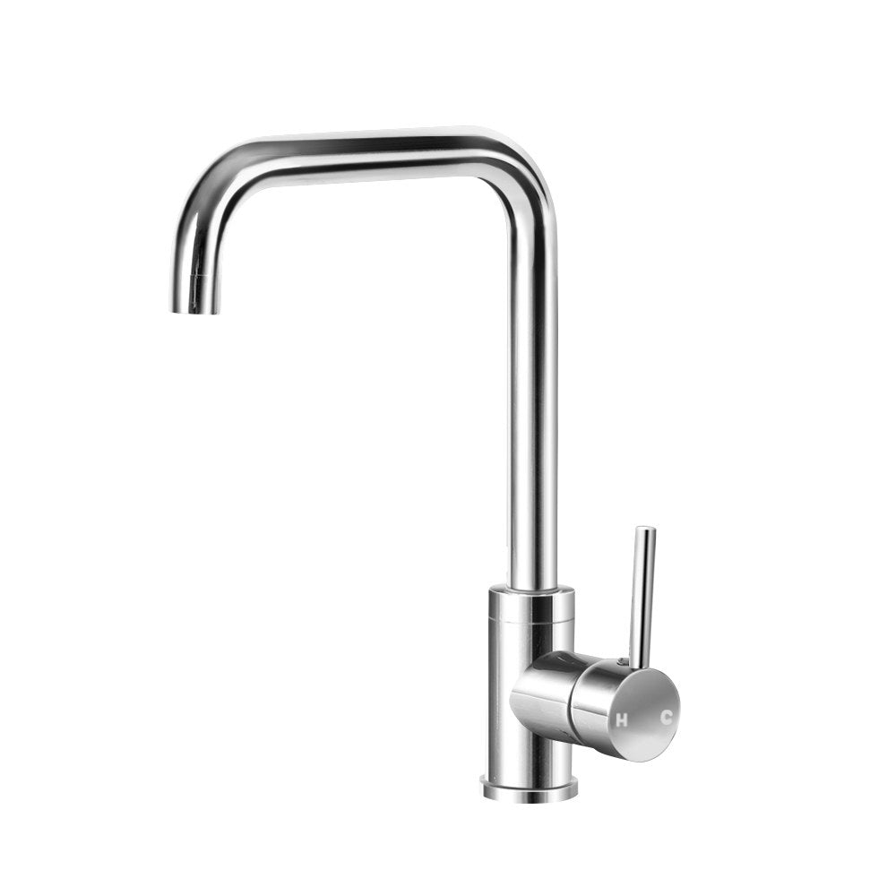Cefito Kitchen Mixer Tap Mixer Rectangle Sink Faucet Basin Laundry Chrome
