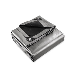 Instahut Tarp Tarpaulin 3x4.5m Canvas Camping Heavy Duty Sun Cover