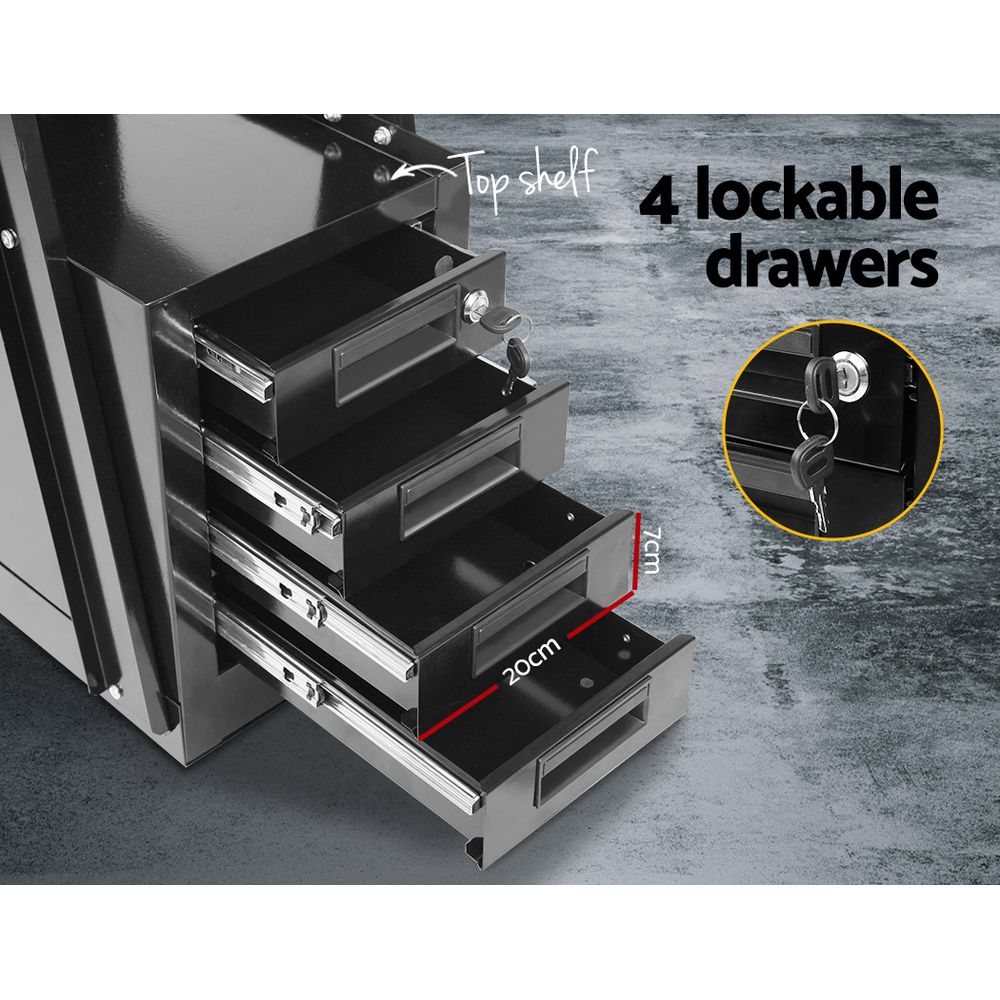Giantz Welding Trolley Cart 4 Drawer MIG TIG ARC Welder Plasma Cutter
