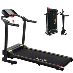 Everfit Treadmill Electric Home Gym Fitness Exercise Machine Foldable 370mm