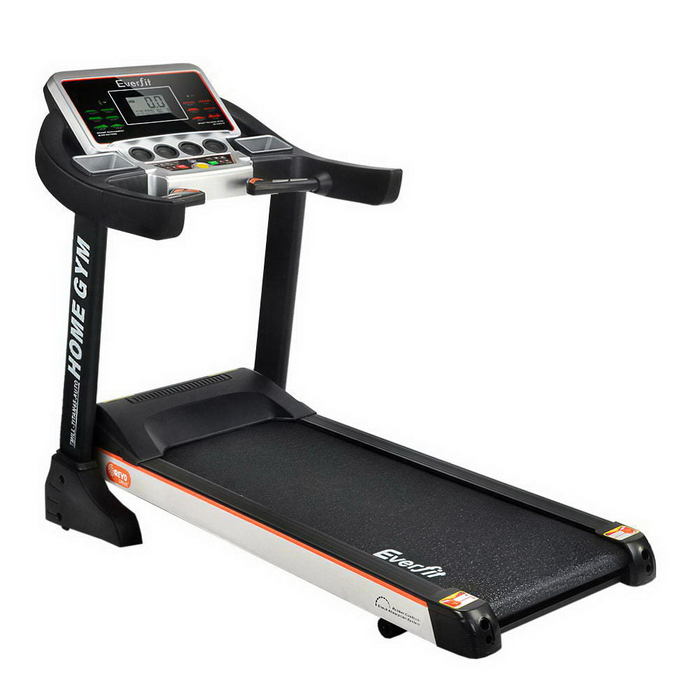 Everfit Treadmill Electric Auto Level Incline Home Gym Fitness Exercise 450mm