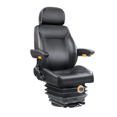 Giantz Tractor Seat Forklift Excavator Truck Universal Backrest Chair PU Leather