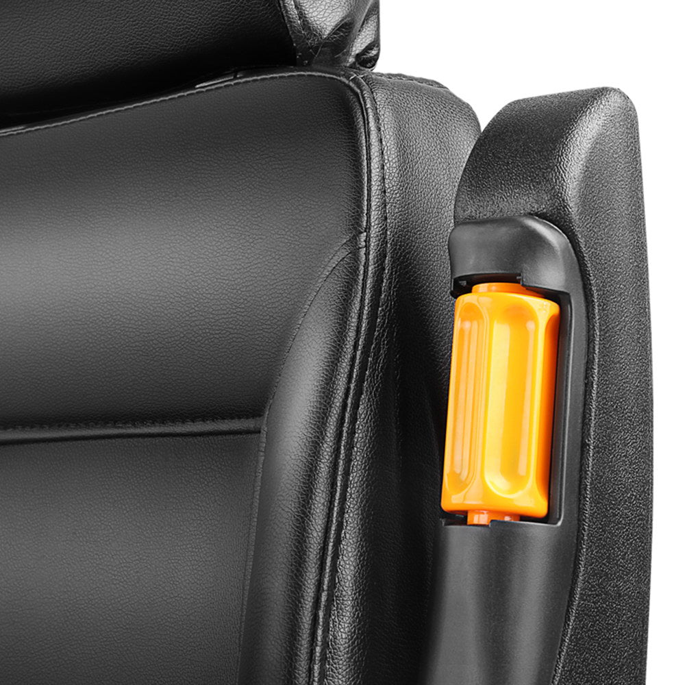 Giantz Tractor Seat Forklift Excavator Truck Universal Backrest Chair PU Leather