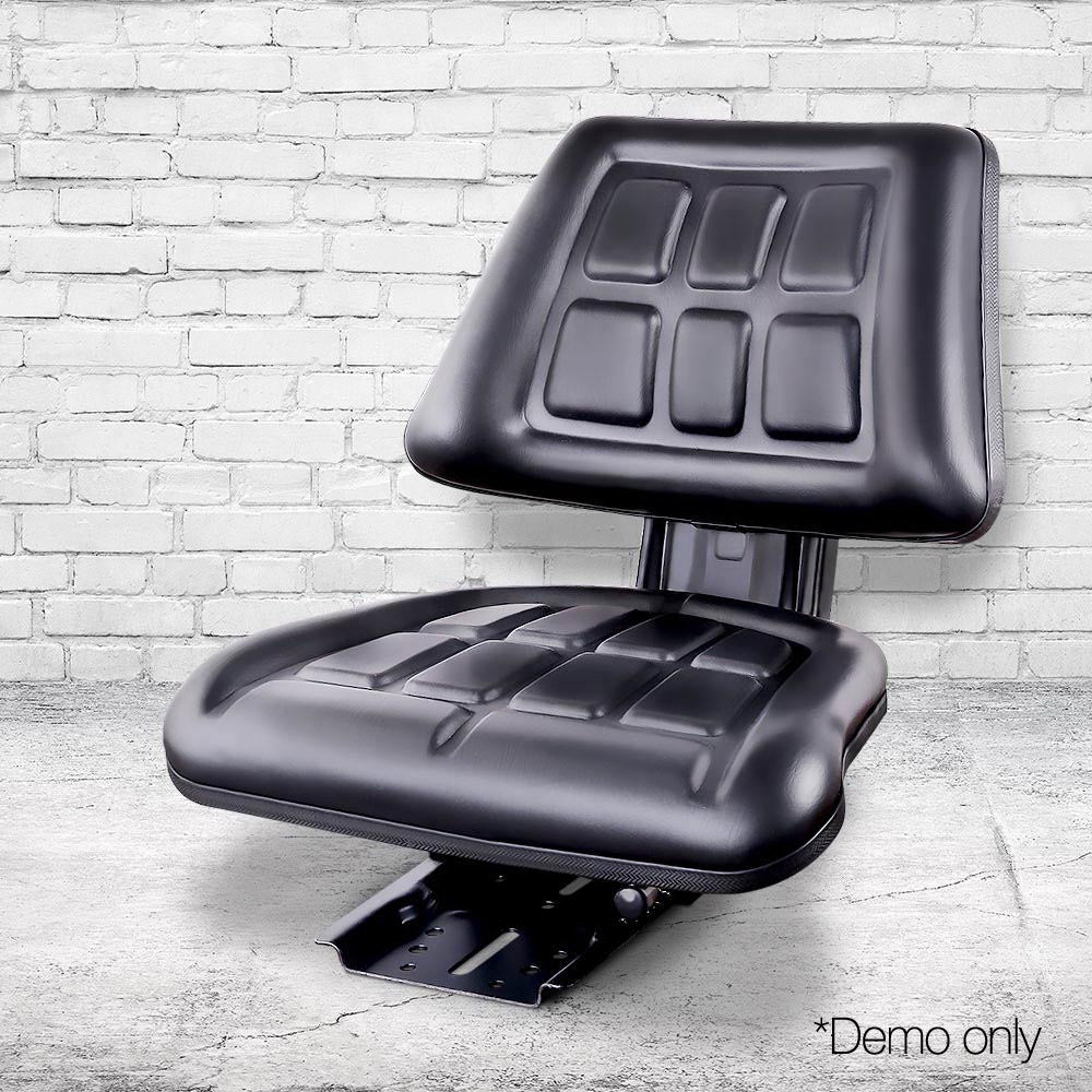 Giantz Tractor Seat Forklift Excavator Truck Universal Replacement PU Chair