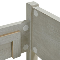 Cielo Bedframe Queen Size White Ash