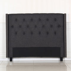 Milano Queen Size Charcoal Colour Headboard