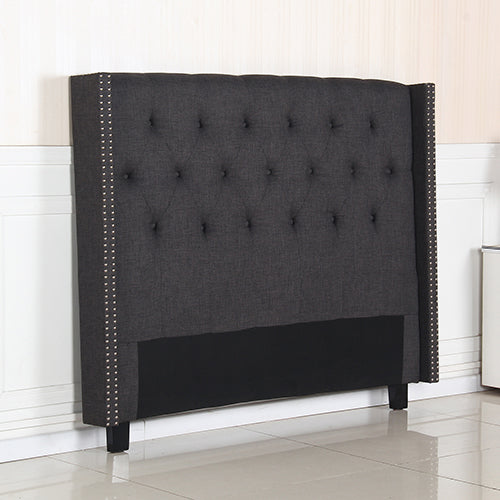 Milano Queen Size Charcoal Colour Headboard