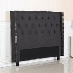 Milano Queen Size Charcoal Colour Headboard