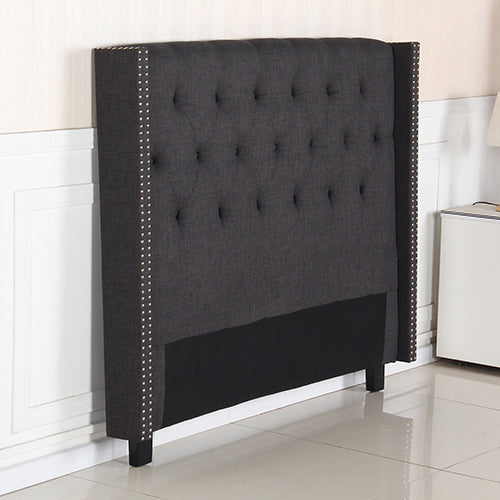 Milano Queen Size Charcoal Colour Headboard