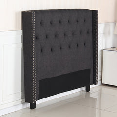 Milano Queen Size Charcoal Colour Headboard