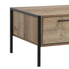 Mascot Coffee Table Living Room Unit with Drawer Oak Colour