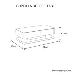 Suprilla Coffee Table Black Colour